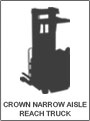 Crown Narrow Aisle Reach Truck