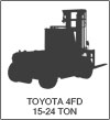 Toyota 4FD 15-24 Ton